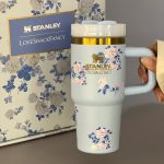 ماگ استنلی مینی گلدار آبی 14oz جعبه کادویی (Stanley) کد 0552 - تصویر 4