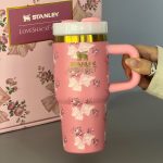 ماگ استنلی مینی طرح پاپیون صورتی 14oz جعبه کادویی (Stanley) کد 0556 - تصویر 2