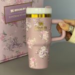 ماگ استنلی مینی گلدار بنفش 14oz جعبه کادویی (Stanley) کد 0555 - تصویر 2