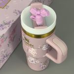ماگ استنلی مینی گلدار بنفش 14oz جعبه کادویی (Stanley) کد 0555 - تصویر 4